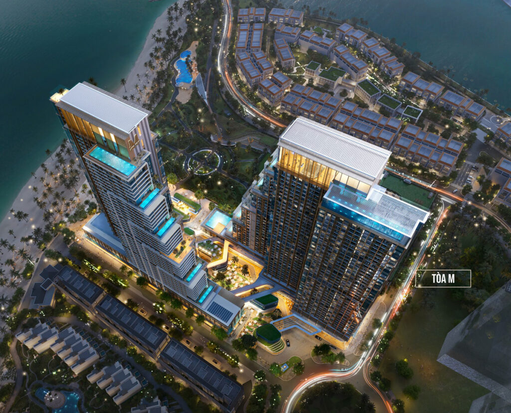 Thiết kế tòa M tại Aria Bay Hạ Long